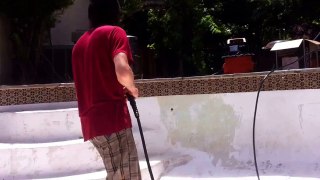 Spirit Quest 17- Pressure Washing the pool
