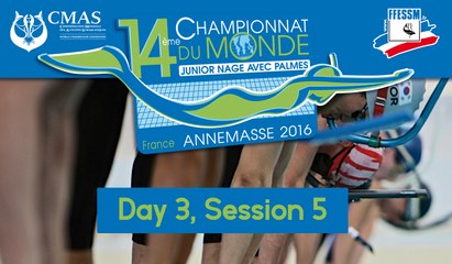 Day 3, Session 5 (Part 1) - 14th World Junior Finswimming Championship