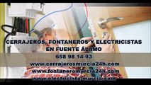 Cerrajeros, fontaneros y electricistas en Fuente Álamo 24 horas - 658 98 14 93