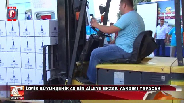 İzmir Büyükşehir 40 Bin Aileye Erzak Yardımı Yapacak