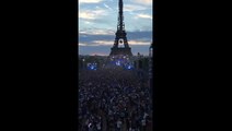 French Fans Celebrate Griezmann Goal In Front Of Eiffel Tower!