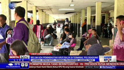 Arus Balik Lebaran di Terminal Pulo Gadung Diprediksi Sabtu