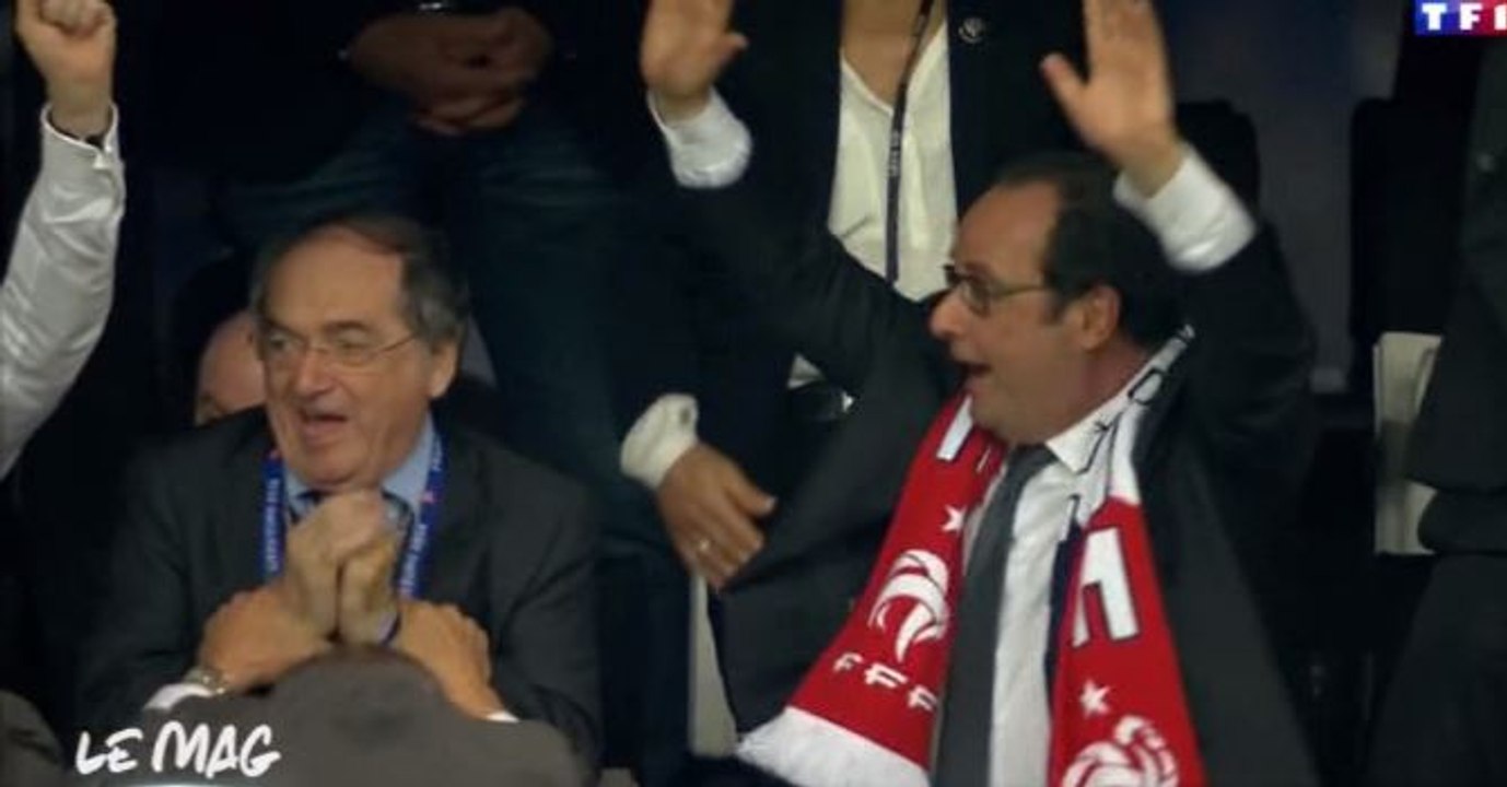 Euro 2016 : François Hollande surexcité, il explose de joie après le deuxième but d’Antoine Griezmann (vidéo)