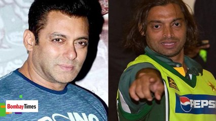 Shoaib Akhtar wants Salman Khan to Play him in Biopic