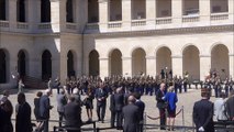 Funerailles M. Rocard aux  Invalides