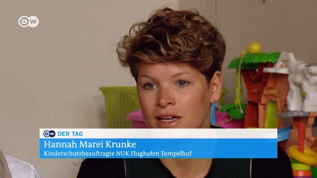 Flüchtlinge: Notunterkunft Berlin-Tempelhof | DW Nachrichten