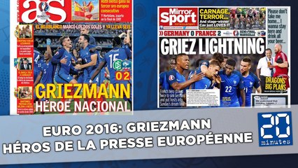Euro 2016: Griezmann érigé en héros par la presse européenne