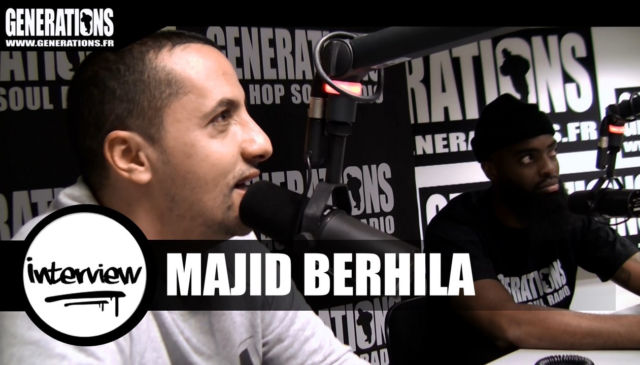 Majid Berhila - Interview (Live des studios de Generations)