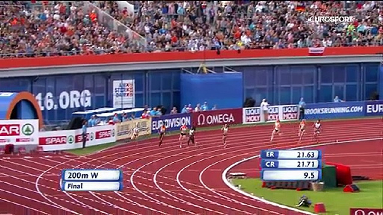 2016 Avrupa Atletizm Şampiyonası: 200 metrede altın madalyanın sahibi Asher-Smith