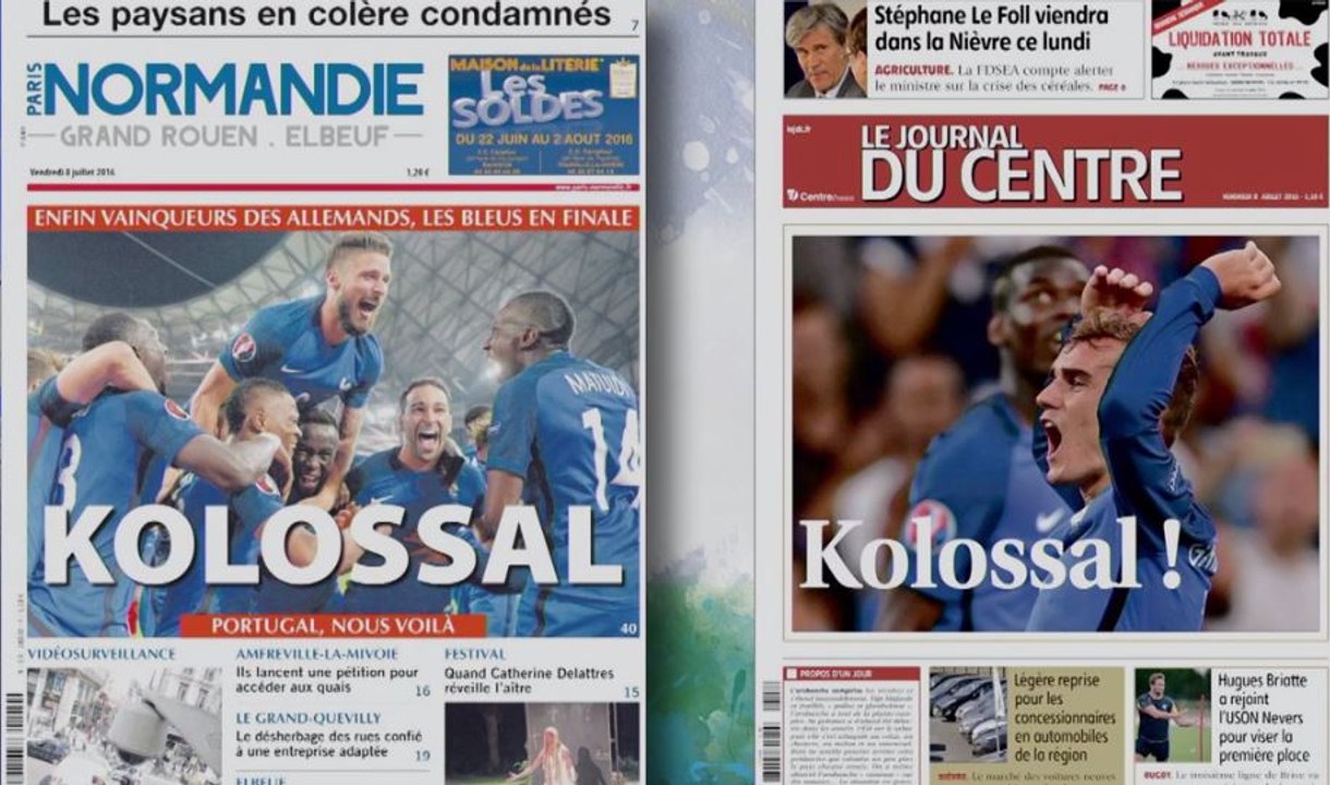 Quand la presse française se moque des Allemands !