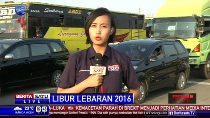 Arus Balik di Tol Cikarang Utama Ramai