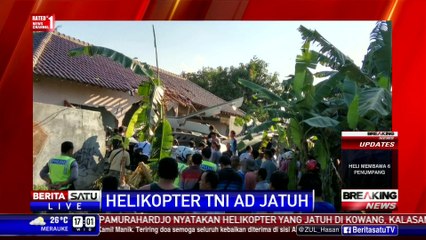 Helikopter Jatuh di Sleman Berjenis Bell 205