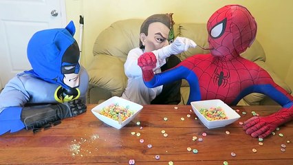 Minion Buddy - Spiderman vs Joker vs Two Face - Pink Spidergirl & Batman - Funny Superheroes