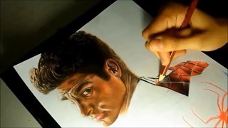 The Amazing Spider-Man 2: Peter Parker drawing