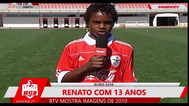 Renato Sanches quando tinha 13 anos