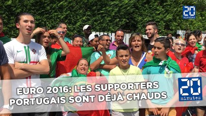Euro 2016: Les supporters portugais sont déjà chauds