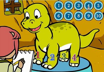 Mignon bébé dinosaure - jeux educatif pour enfant