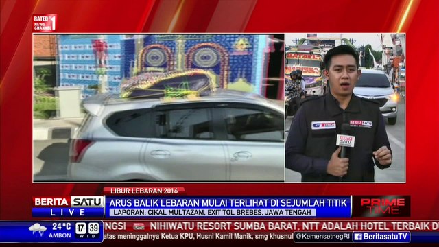 Arus Balik dari Brebes ke Jakarta Ramai
