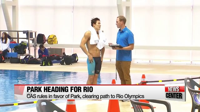 Park Tae-hwan heads for Rio as international tribunal rules against additional doping ban