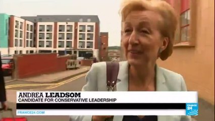 UK Conservative race: Andrea Leadsom emerging as a leading politician