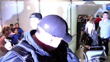 Iggy Azalea arrives in Los Angeles after break up with Nick Young