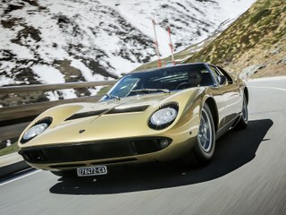 La Lamborghini Miura rejoue "The Italian Job"