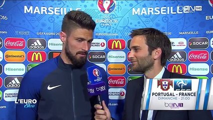 Euro 2016 - La France en finale. Réaction de Giroud et Pogba