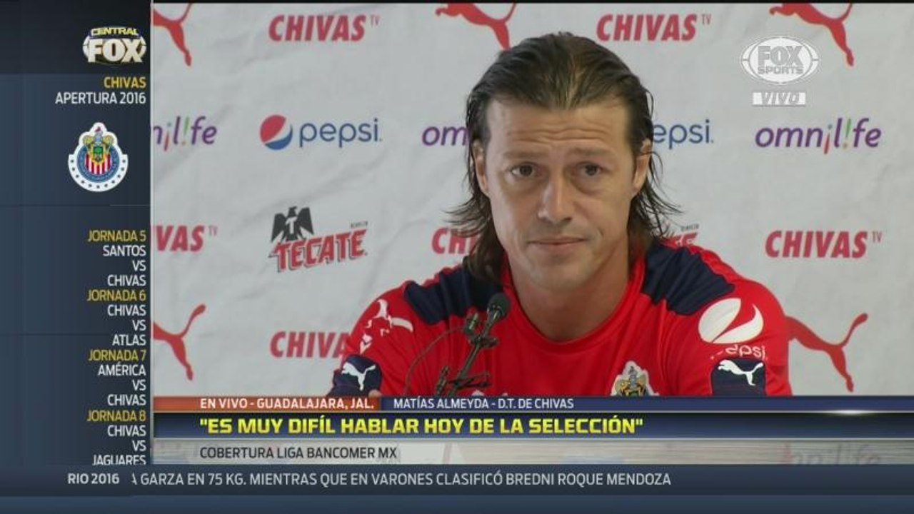 Matías Almeyda: "Mi mente sólo está en Chivas"