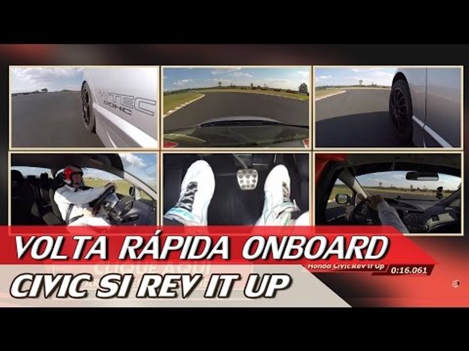 HONDA CIVIC REV IT UP - VOLTA RÁPIDA ONBOARD COM RUBENS BARRICHELLO #71 | ACELERADOS