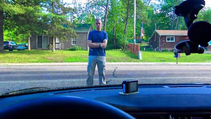 Tesla Model S human collision avoidance test