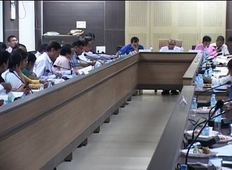 Nadiad Planning related meeting with state officials by Nitin Patel