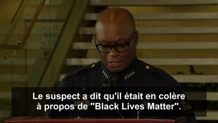 "Le suspect était en colère contre la police" explique la police de Dallas