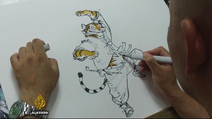 South Korean cartoonist draws Internet fame
