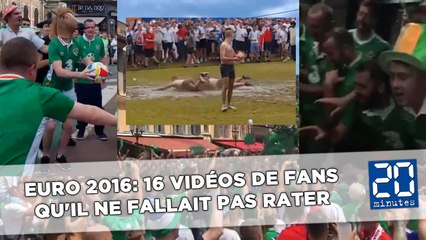 Euro 2016: Seize vidéos de supporters qu'il ne fallait pas rater