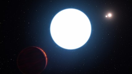 El sorprendente planeta con tres puestas de sol