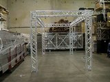 Brand new 10 x 20 Aluminum truss system from Lucky Exhibits Booth # 279