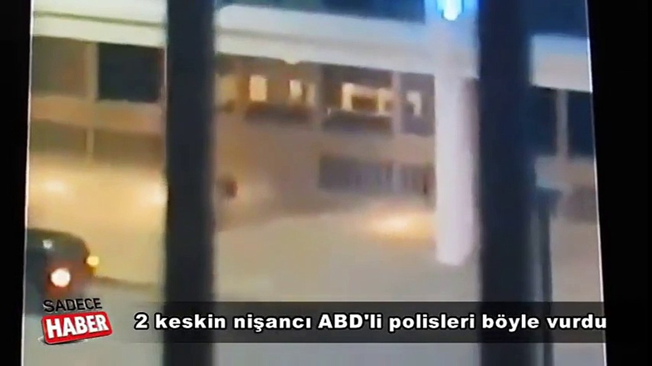 2 keskin nişancı ABD'li polisleri böyle vurdu