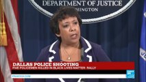 Dallas police shooting: US attorney general calls for 