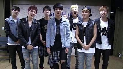 BTS(방탄소년단) Rapmon, J-hope, Jimin speaking English - Shoutout video at MKF 2014
