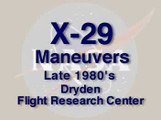 X-29 Performing Inflight Maneuvers