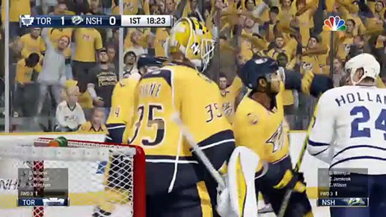 NHL Sudden Death Playoffs Round of Sixteen Match #5 - Nashville Predators vs. Toronto Maple Leafs (4)