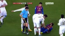Barcelona vs Real Madrid 2-2 Pepe Kick Dani Alves [25.01.2012]