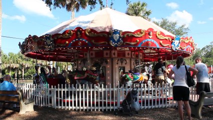 Connor's First Time on a Carousel St. Augustine July 6th 2016