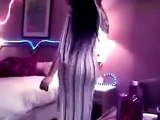 Arabic girl bedroom belly dance
