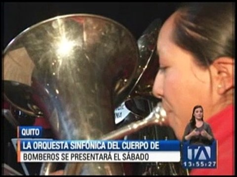 Orquesta Sinfónica del Cuerpo de Bomberos se presentará el sábado