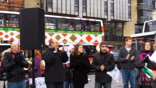 Freedom for Egypt & Palestine! Rally in Edinburgh Scotland pt 2/2