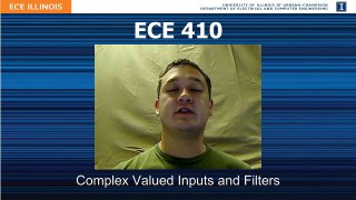 17 - Complex valued filters and signals
