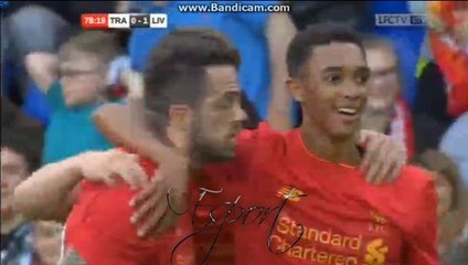 All  Goal HD - Tranmere Rovers vs Liverpool Fc 0-1 8 7 2016