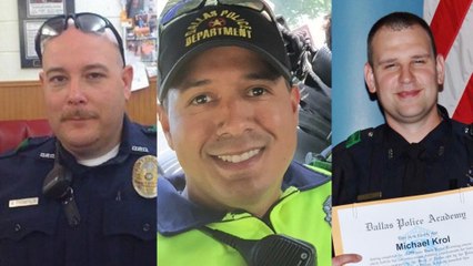 Remembering the slain police officers in Dallas