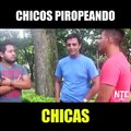 CHICOS piropeando CHICAS